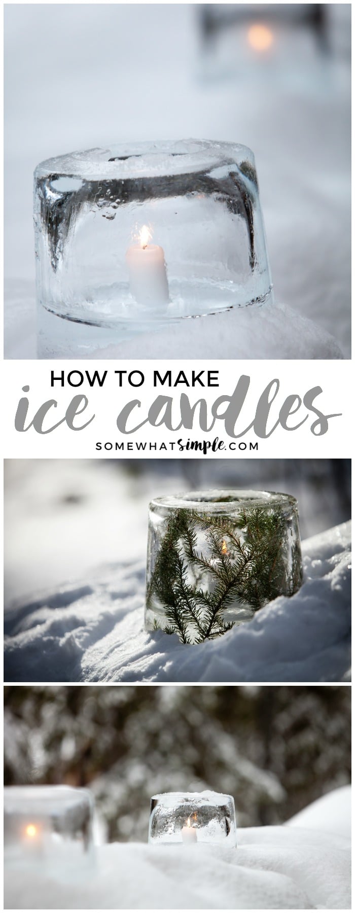 These ice candles will transform your walkway into a winter wonderland!