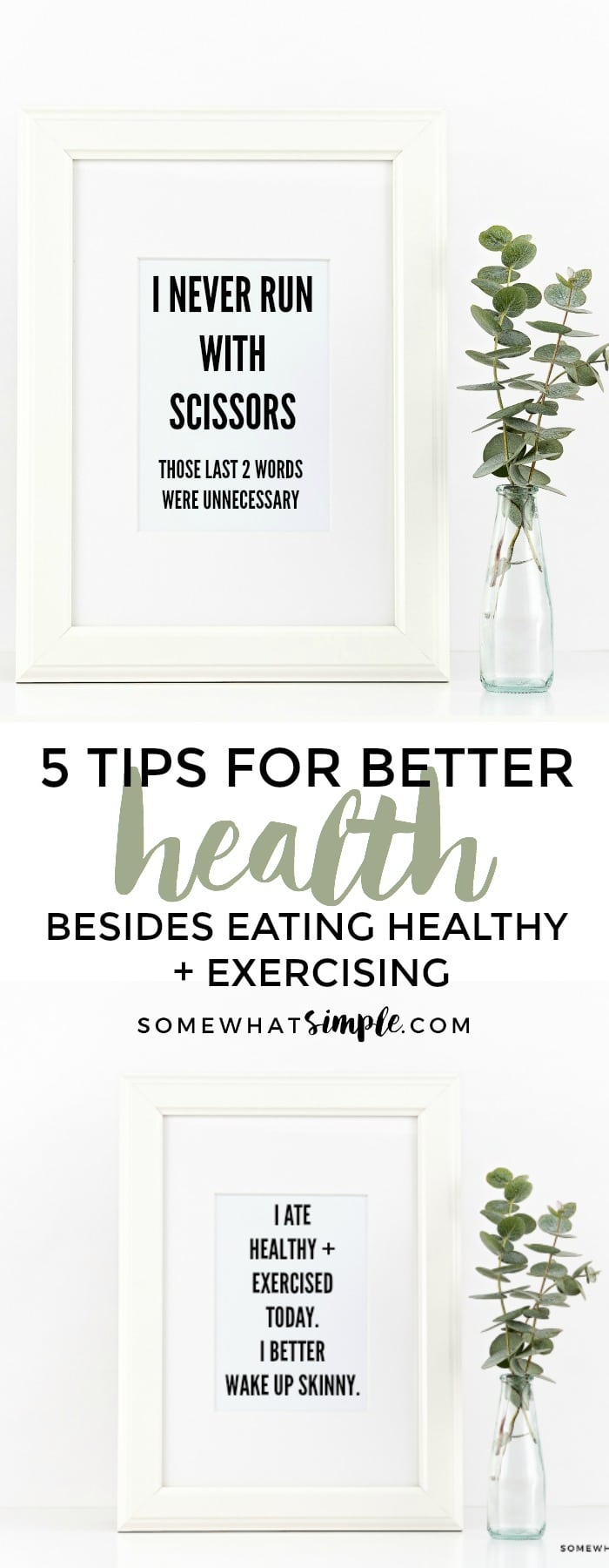 If you've made a goal to eat better, exercise and/or become healthier - that's great! But here are 5 health tips you wouldn't expect that will change your life!