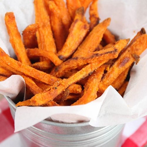 Crispy Sweet Potato Fries - Somewhat Simple