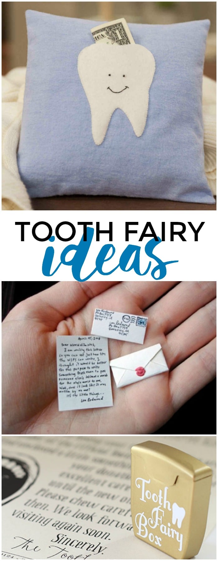 15 creative tooth fairy ideas + 5 clever excuses why the Tooth Fairy forgot to come! via @somewhatsimple