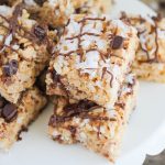 squares Almond Joy Rice Krispies treats