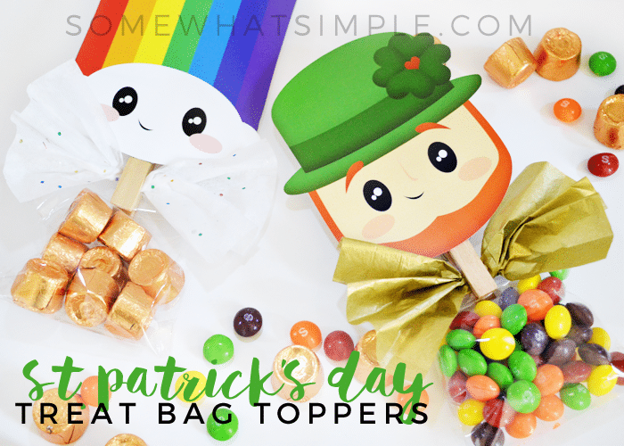 cute treat bag toppers