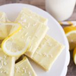 lemon sugar cookie bar squares