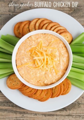 Slow Cooker Buffalo Chicken Dip Recipe | Somewhat Simple