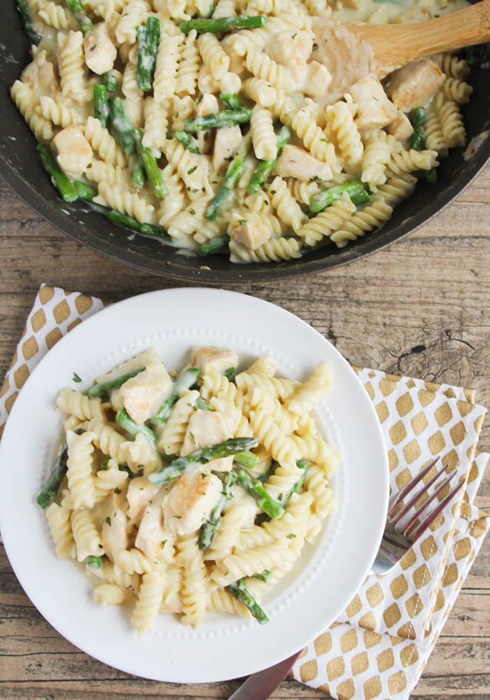 Chicken Asparagus Pasta