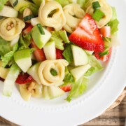 summer tortellini apple salad