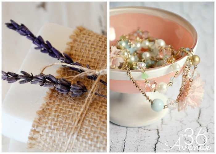 diy lavender soap and jewelry box gifts ideas for girls that they will love