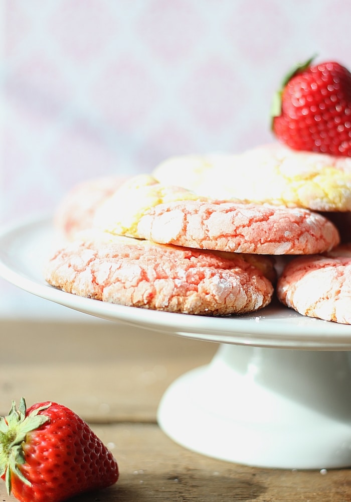 Strawberry Lemonade Cookies Somewhat Simple