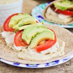 Easy Chicken Hummus Wraps