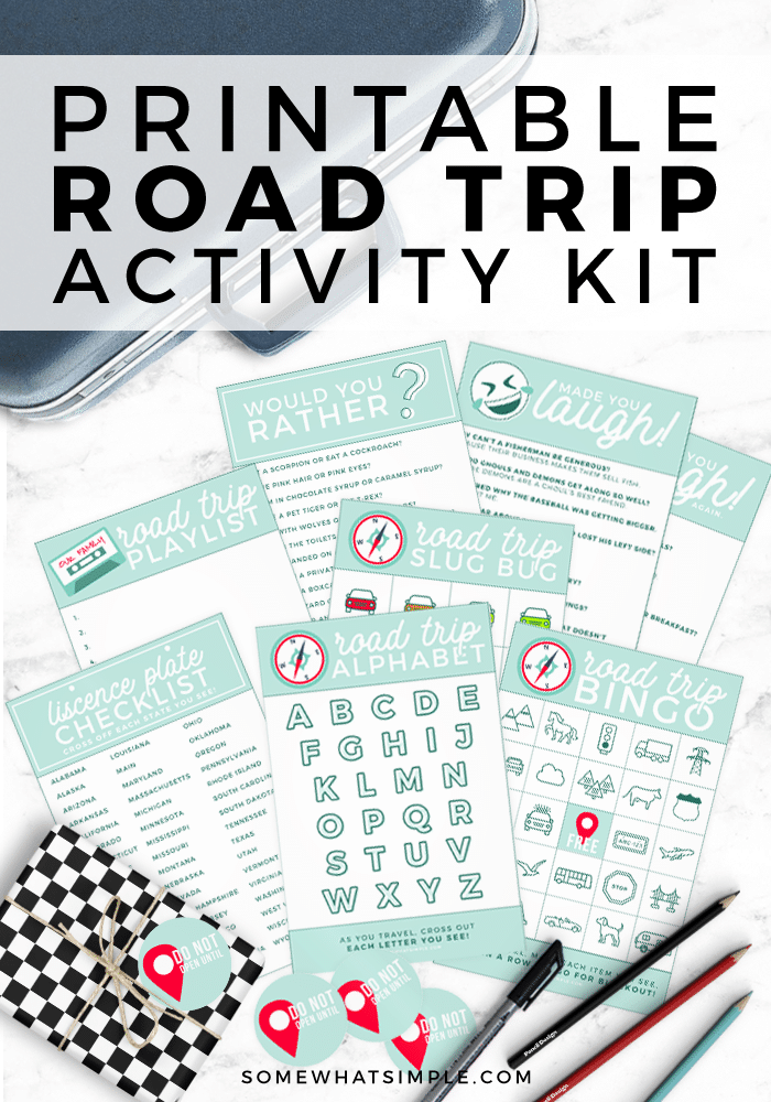 Printable Road Trip Activities for Kids, Road Trip Games