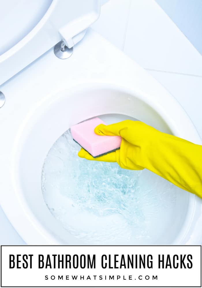 30+ Bathroom Cleaning Tips from Somewhat Simple