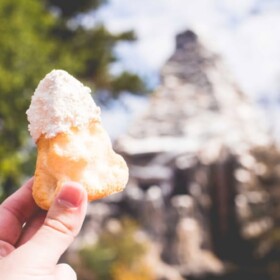 best food at disneyland with the matterhorn