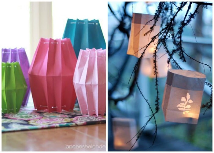 Paper Bag lantern Crafts to try