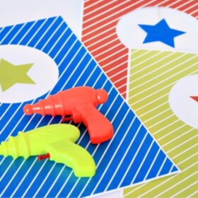 Free Summer Printables - Water Gun Targets