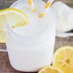 Frosted Lemonade in a mason jar