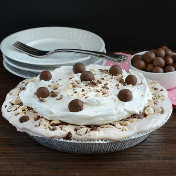 Frozen Malt Shop Ice Cream Pie