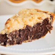 german chocolate brownie pie