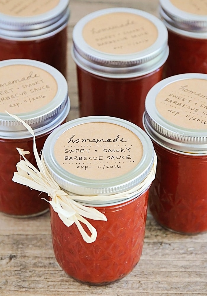 Homemade Barbecue Sauce that's been canned