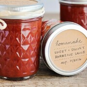 jars of Homemade Barbecue Sauce