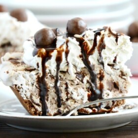 Frozen Malt Shop Ice Cream Pie