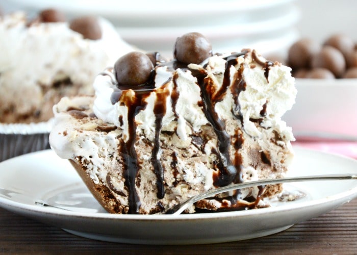 Frozen Malt Shop Ice Cream Pie