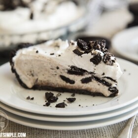 Oreo ice cream pie