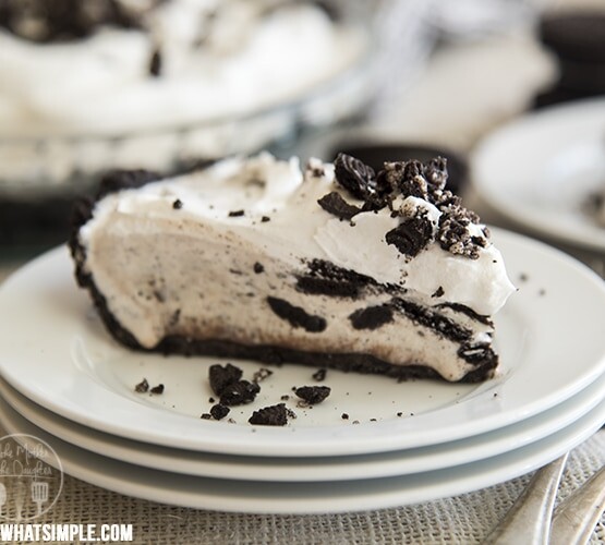 Oreo ice cream pie