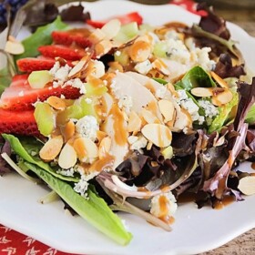 Strawberry Balsamic Chicken Salad