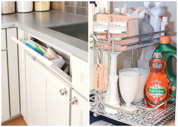 under kitchen sink organizer