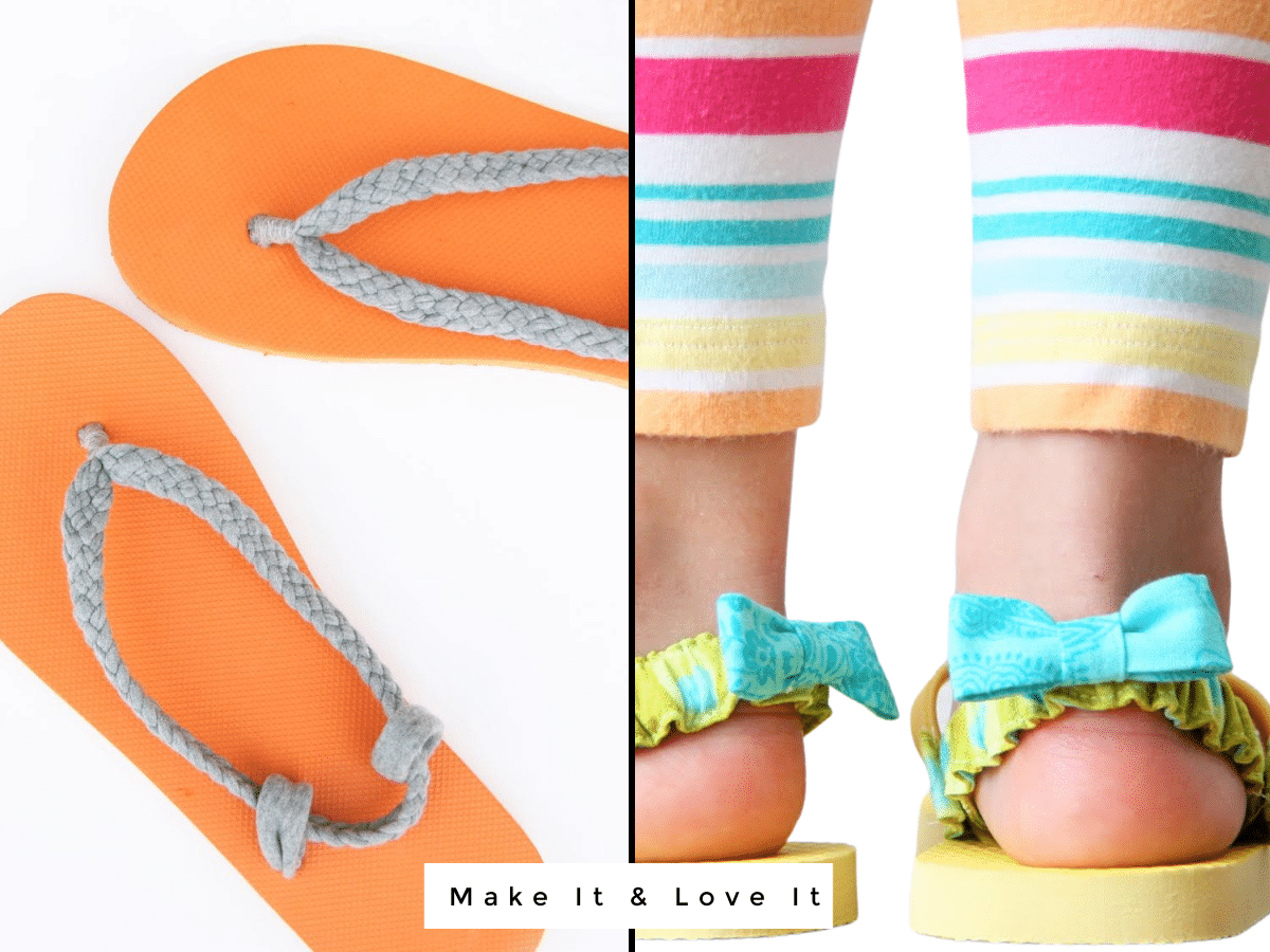 2 flip flop crafts for kids