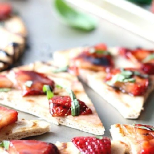 Strawberry Balsamic Flatbread Recipe Somewhat Simple