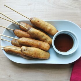Breakfast Corn Dogs - Somewhat Simple