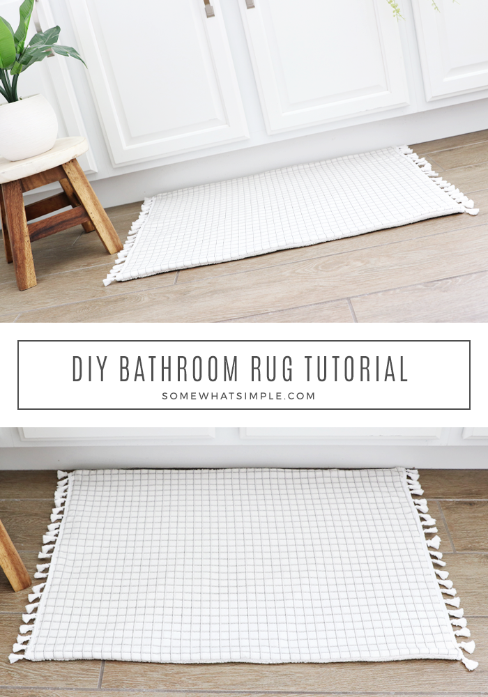 DIY Bath Mat Project | from Somewhat Simple .com