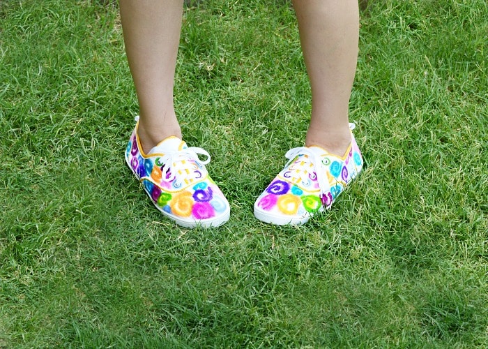 Easy Tie Dye Tennis Shoes Somewhat Simple