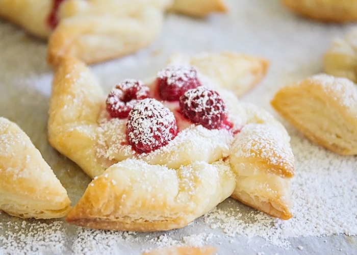 Easy Raspberry Pastries