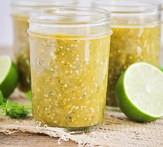 3 jars of roasted tomatillo salsa