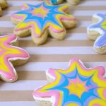 Tie dye sugar cookies are a fun and delicious way to celebrate the colors of summer!