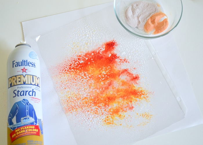 Painting with Spray Starch-2