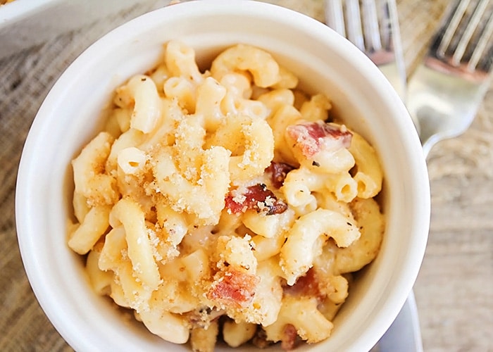 Five Cheese Bacon Mac and Cheese Recipe