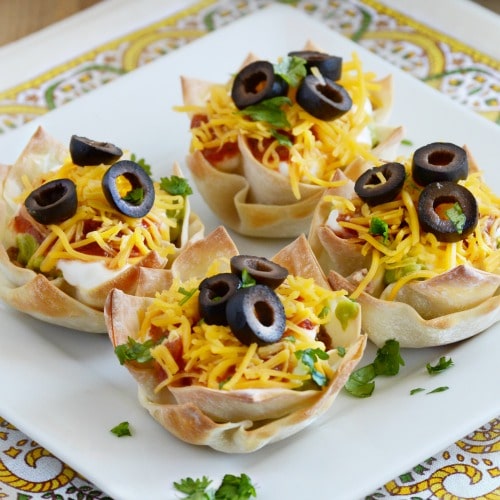 7 layer dip cup appetizers