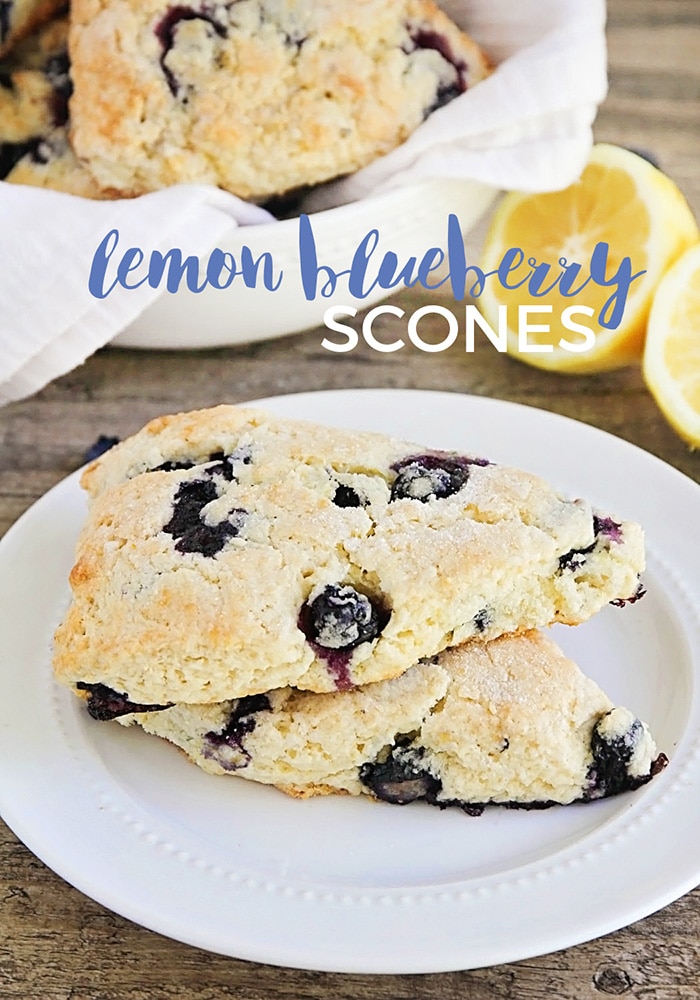 These blueberry lemon scones are flaky, delicious and so easy to make!  With the perfect combination of sweet and sour, these scones are irresistible.  They're so perfect, you'll think you picked them up from the bakery. #blueberrylemonscones #howtomakescones #breakfastpastry #easysconesrecipe #bestblueberrylemonscones via @somewhatsimple