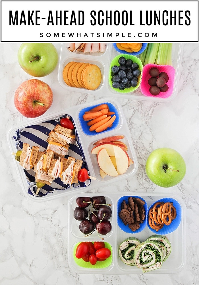 5 Healthy Make-Ahead Lunches (For Back to School & Work)