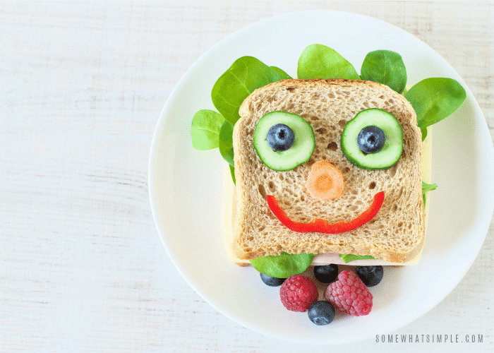 Back-to-School Bento Box with Rice and Veggies