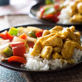 Honey Mustard Curry Chicken