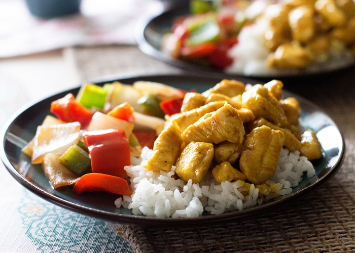 Honey Mustard Curry Chicken