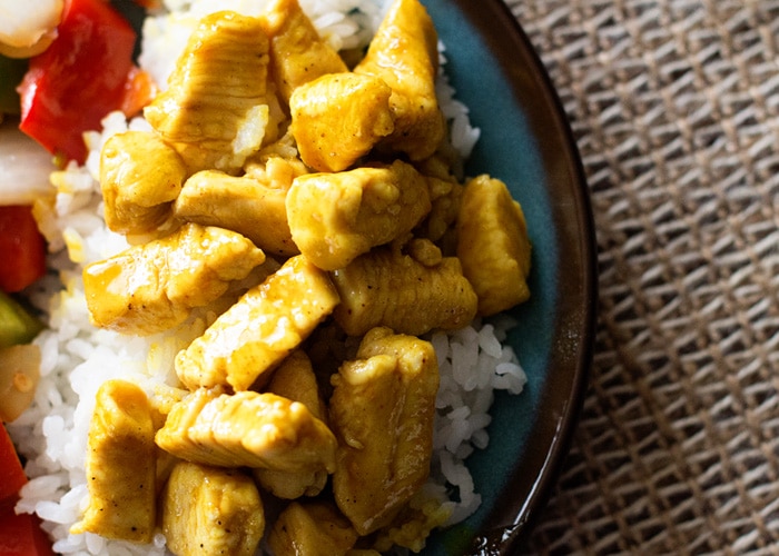 Honey Mustard Curry Chicken