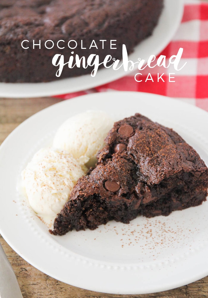 FOOD and DRINK - Chocolate Gingerbread Cake. The perfect sweet treat for any holiday celebration! via @somewhatsimple