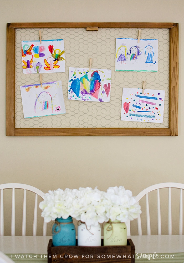 DIY Farmhouse Art Display Tutorial - Somewhat Simple