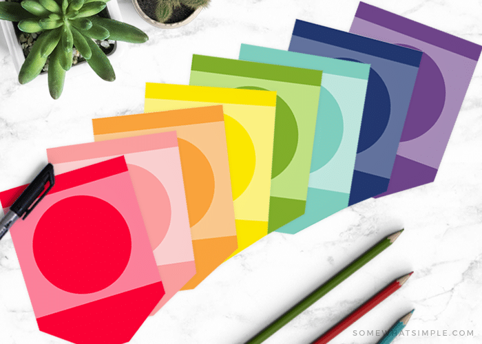 Free Colorful Crayon Printables from Somewhat Simple