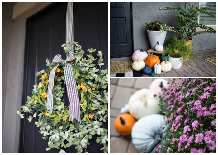 Fall Porch Decorating